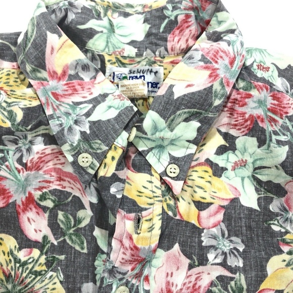 >>SOLD<<Reyn Spooner Barkcloth Hawaiian Mens XL - Picture 5 of 5